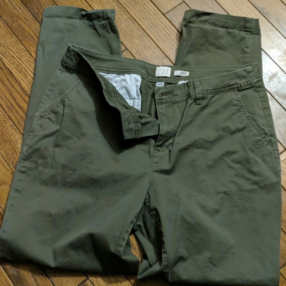 A new day Green khakis,12